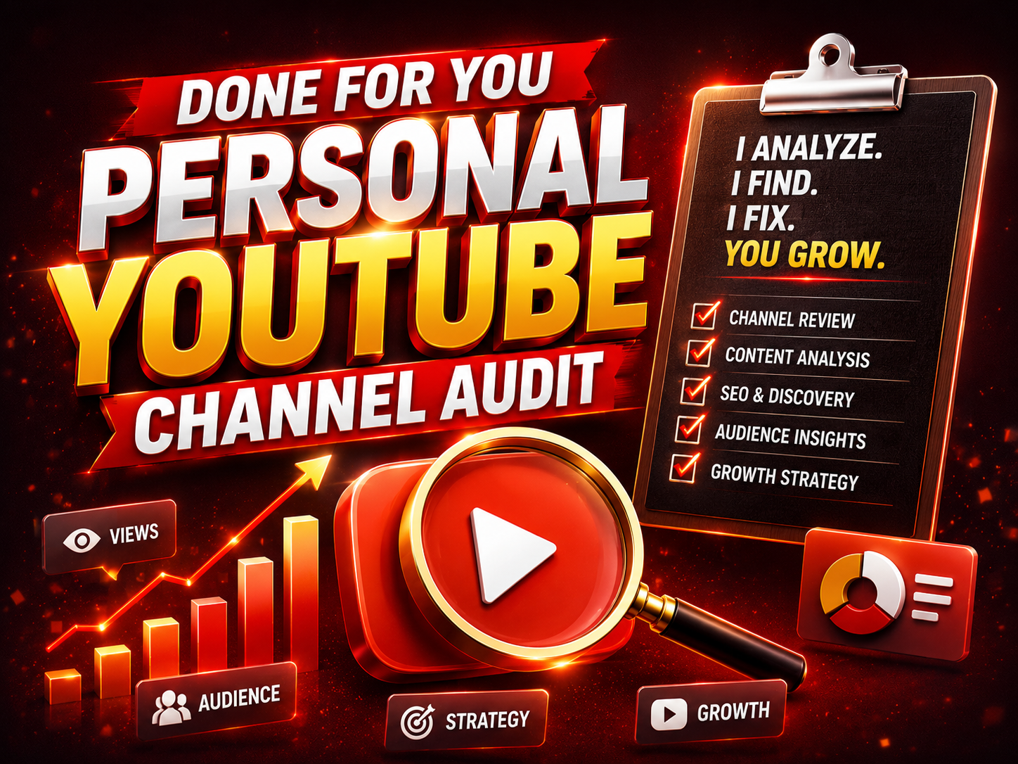 Done for You Personal YouTube Channel Audit